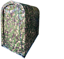 迷彩柄・サイクルハウス＜2台用＞