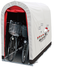 ハローキティ・2台用サイクルハウス